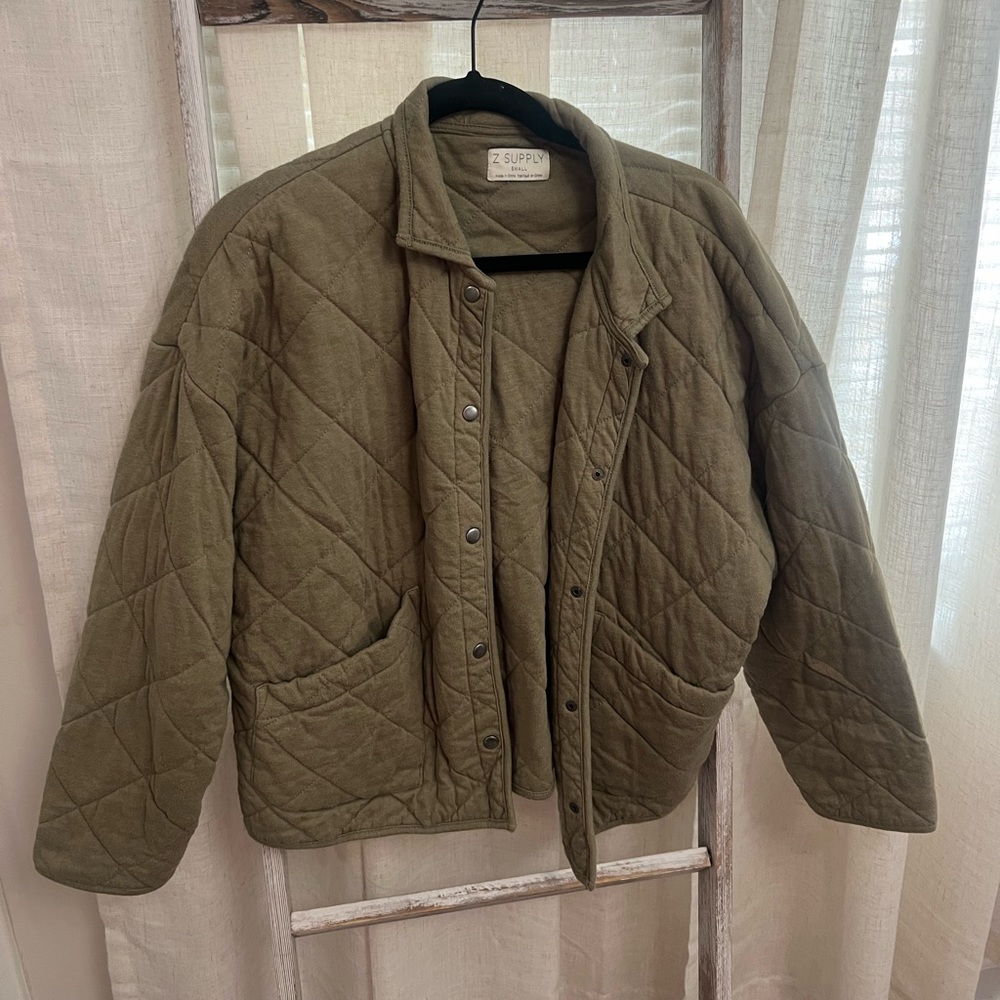 Z supply Coat olive green
